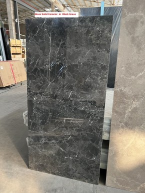 Стол ALES 180 BLACK GRAVE SOLID CERAMIC, керамика / бронзовый, ®DISAUR в Троицке - troick.ok-mebel.com | фото 3