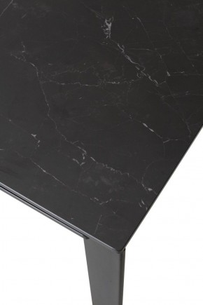 Стол CORNER 120 MATT BLACK MARBLE SOLID CERAMIC / BLACK, ®DISAUR в Троицке - troick.ok-mebel.com | фото 9