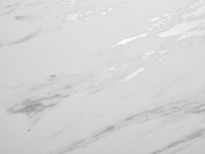 Стол CREMONA 140 KL-99 Белый мрамор матовый, итальянская керамика / черный каркас, ®DISAUR в Троицке - troick.ok-mebel.com | фото 2