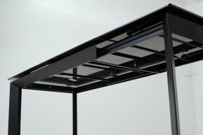 Стол CREMONA 180 KL-99 Белый мрамор матовый, итальянская керамика / черный каркас, ®DISAUR в Троицке - troick.ok-mebel.com | фото 13