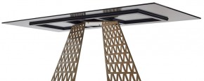 Стол ENNA 220 KL-188 Контрастный мрамор матовый, итальянская керамика/ каркас цвета шампань, ®DISAUR в Троицке - troick.ok-mebel.com | фото 12