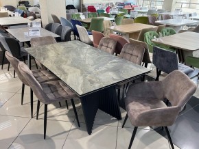 Стол IVAR 180 MARBLES KL-80 Серый мрамор, итальянская керамика, ®DISAUR в Троицке - troick.ok-mebel.com | фото 11