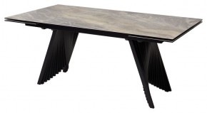 Стол IVAR 180 MARBLES KL-80 Серый мрамор, итальянская керамика, ®DISAUR в Троицке - troick.ok-mebel.com | фото 2