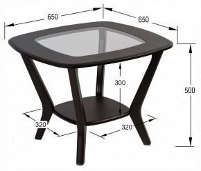 Стол журнальный Мельбурн в Троицке - troick.ok-mebel.com | фото 4