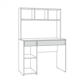 Стол компьютерный 12.77 F Комфорт (Темно - серый U2601) в Троицке - troick.ok-mebel.com | фото 3