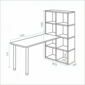 Стол компьютерный Bartolo в Троицке - troick.ok-mebel.com | фото 3