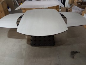 Стол LORENS 150 TL-58 поворотная система раскладки, испанская керамика / Темно-серый, ®DISAUR в Троицке - troick.ok-mebel.com | фото 2