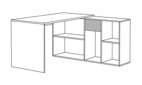 Стол письменный Лайт 03.245 F (белый) в Троицке - troick.ok-mebel.com | фото 3