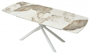 Стол RIVOLI 140 GLOSS LUXURY PANDORA SOLID CERAMIC / WHITE, ®DISAUR в Троицке - troick.ok-mebel.com | фото 6