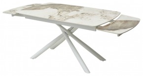 Стол RIVOLI 140 GLOSS LUXURY PANDORA SOLID CERAMIC / WHITE, ®DISAUR в Троицке - troick.ok-mebel.com | фото 8