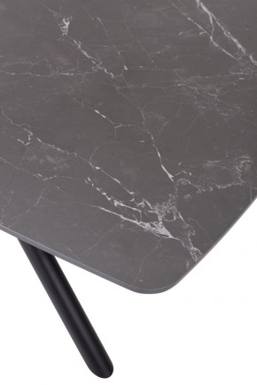 Стол RIVOLI 140 MATT BLACK MARBLE SOLID CERAMIC / BLACK, ®DISAUR в Троицке - troick.ok-mebel.com | фото 10