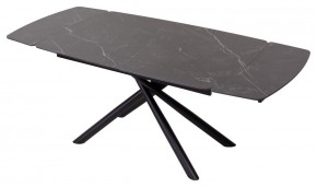 Стол RIVOLI 140 MATT BLACK MARBLE SOLID CERAMIC / BLACK, ®DISAUR в Троицке - troick.ok-mebel.com | фото 3