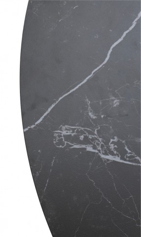 Стол TERNI 120 MATT BLACK MARBLE SOLID CERAMIC Черный мрамор матовый, керамика /Черн.каркас, ®DISAUR в Троицке - troick.ok-mebel.com | фото 9