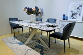Стол VICENZA 220 BULGARI WHITE, керамика / белый, ®DISAUR в Троицке - troick.ok-mebel.com | фото 12