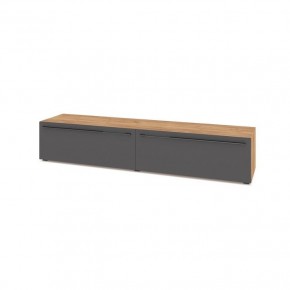 СТОУН С72 Тумба ТВ (золотой дуб/графит) в Троицке - troick.ok-mebel.com | фото