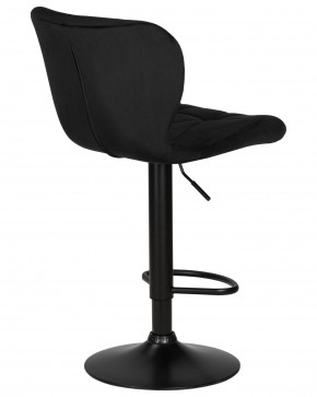 Стул барный DOBRIN BARNY BLACK, черный велюр (MJ9-101) в Троицке - troick.ok-mebel.com | фото 4
