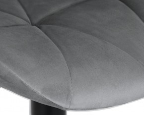 Стул барный DOBRIN BARNY BLACK, серый велюр (MJ9-75) в Троицке - troick.ok-mebel.com | фото 10