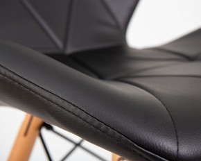 Стул барный DOBRIN BUTTERFLY BAR, ножки светлый бук, цвет чёрный в Троицке - troick.ok-mebel.com | фото 10
