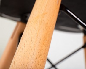 Стул барный DOBRIN BUTTERFLY BAR, ножки светлый бук, цвет чёрный в Троицке - troick.ok-mebel.com | фото 12