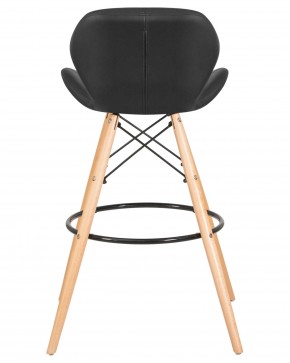 Стул барный DOBRIN BUTTERFLY BAR, ножки светлый бук, цвет чёрный в Троицке - troick.ok-mebel.com | фото 5