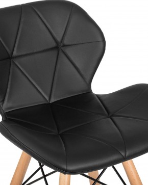Стул барный DOBRIN BUTTERFLY BAR, ножки светлый бук, цвет чёрный в Троицке - troick.ok-mebel.com | фото 8