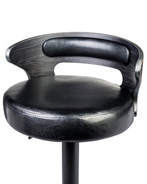 Стул барный DOBRIN FRED BLACK, чёрное дерево, чёрный в Троицке - troick.ok-mebel.com | фото 6