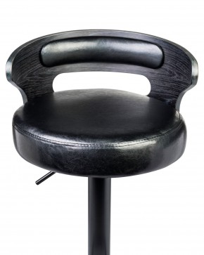 Стул барный DOBRIN FRED BLACK, чёрное дерево, чёрный в Троицке - troick.ok-mebel.com | фото 8
