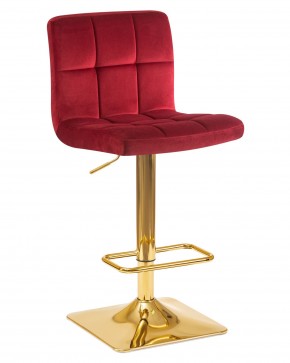 Стул барный DOBRIN GOLDIE, бордовый велюр (MJ9-43) в Троицке - troick.ok-mebel.com | фото