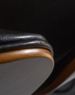 Стул барный DOBRIN JACK BLACK, цвет черный глянец PU ABD 002 в Троицке - troick.ok-mebel.com | фото 2