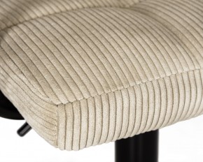 Стул барный DOBRIN KRUGER ARM BLACK, бежевый вельвет (LAR-E2041-04) в Троицке - troick.ok-mebel.com | фото 7