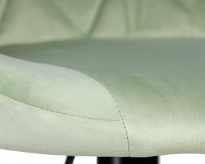 Стул барный DOBRIN LOGAN BLACK, мятный велюр (MJ9-87) в Троицке - troick.ok-mebel.com | фото 7
