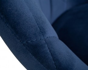 Стул барный DOBRIN LOGAN BLACK, синий велюр (MJ9-117) в Троицке - troick.ok-mebel.com | фото 10