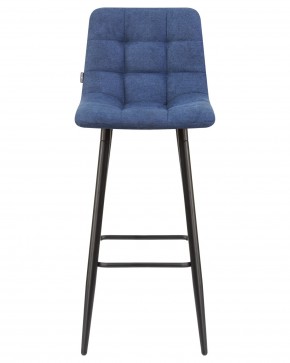 Стул барный DOBRIN NICOLE, черные матовые ножки, синяя ткань (UF860-14B) в Троицке - troick.ok-mebel.com | фото 6