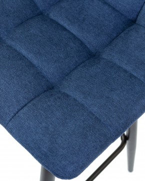 Стул барный DOBRIN NICOLE, черные матовые ножки, синяя ткань (UF860-14B) в Троицке - troick.ok-mebel.com | фото 8