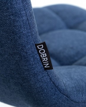 Стул барный DOBRIN NICOLE, черные матовые ножки, синяя ткань (UF860-14B) в Троицке - troick.ok-mebel.com | фото 9