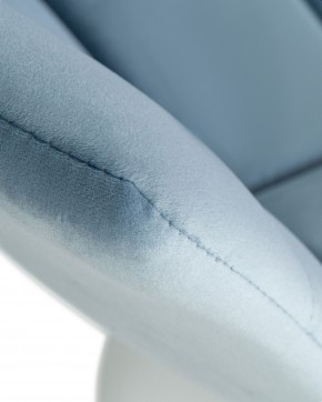Стул барный DOBRIN TAILOR WHITE, пудрово-голубой велюр (MJ9-74) в Троицке - troick.ok-mebel.com | фото 10