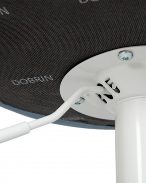 Стул барный DOBRIN TAILOR WHITE, пудрово-голубой велюр (MJ9-74) в Троицке - troick.ok-mebel.com | фото 7