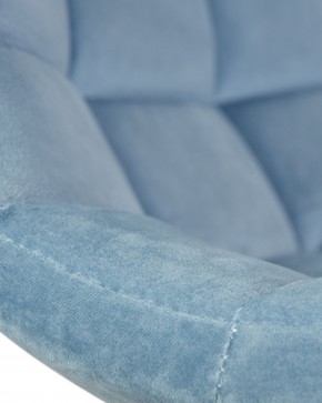 Стул барный DOBRIN TAILOR WHITE, пудрово-голубой велюр (MJ9-74) в Троицке - troick.ok-mebel.com | фото 8