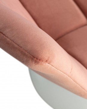 Стул барный DOBRIN TAILOR WHITE, пудрово-розовый велюр (MJ9-32) в Троицке - troick.ok-mebel.com | фото 7