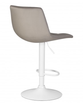 Стул барный DOBRIN TAILOR WHITE, серый велюр (MJ9-75) в Троицке - troick.ok-mebel.com | фото 4