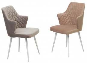 Стул HERMAN 360 град. БЕЖЕВЫЙ #5, велюр / белый каркас М-City в Троицке - troick.ok-mebel.com | фото 6