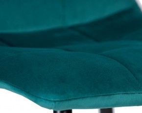 Стул обеденный DOBRIN CHILLY, Морской волны Holland 56, основание черное в Троицке - troick.ok-mebel.com | фото 7