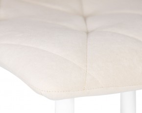 Стул обеденный DOBRIN CHILLY ROMBO, Бежевый Simple 44, основание белое в Троицке - troick.ok-mebel.com | фото 7