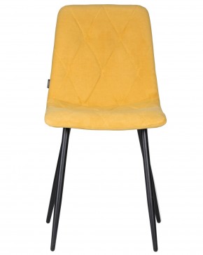 Стул обеденный DOBRIN CHILLY ROMBO, Горчичный Simple 15, основание черное в Троицке - troick.ok-mebel.com | фото 6