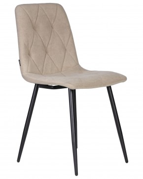 Стул обеденный DOBRIN CHILLY ROMBO, Капучино Simple 05, основание черное в Троицке - troick.ok-mebel.com | фото 2