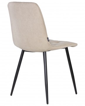 Стул обеденный DOBRIN CHILLY ROMBO, Капучино Simple 05, основание черное в Троицке - troick.ok-mebel.com | фото 4