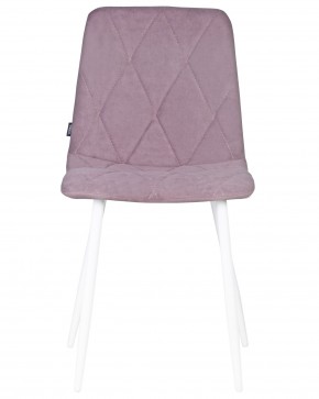 Стул обеденный DOBRIN CHILLY ROMBO, Лавандовый Simple 48, основание белый в Троицке - troick.ok-mebel.com | фото 6