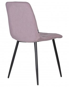 Стул обеденный DOBRIN CHILLY ROMBO, Лавандовый Simple 48, основание черное в Троицке - troick.ok-mebel.com | фото 4