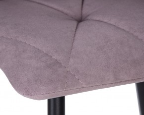 Стул обеденный DOBRIN CHILLY ROMBO, Лавандовый Simple 48, основание черное в Троицке - troick.ok-mebel.com | фото 7