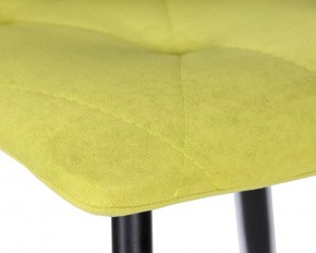 Стул обеденный DOBRIN CHILLY ROMBO, Лайм Simple 14, основание черное в Троицке - troick.ok-mebel.com | фото 7